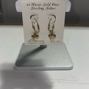 Primavera 24 Karat Gold Over Sterling Silver Earings